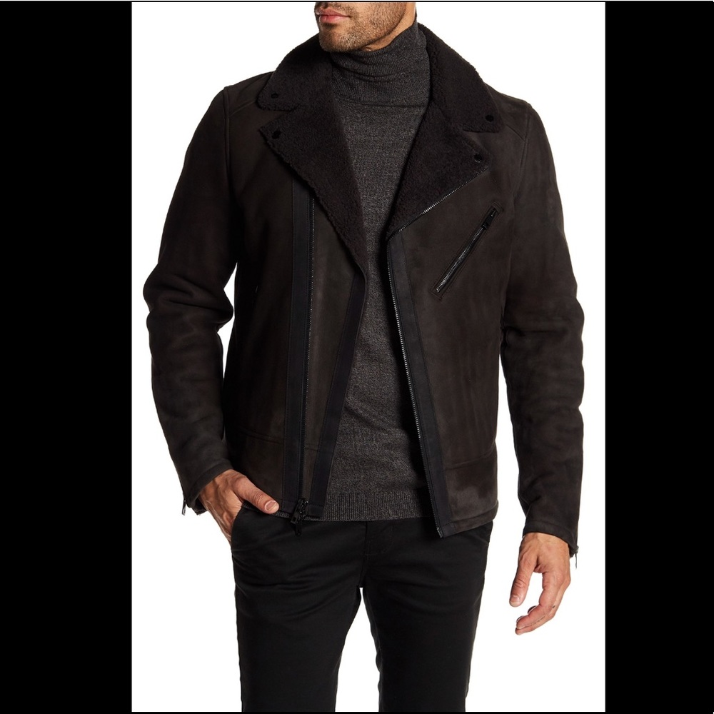 SOLD | Rag & Bone Shearling & Leather Moto Jacket